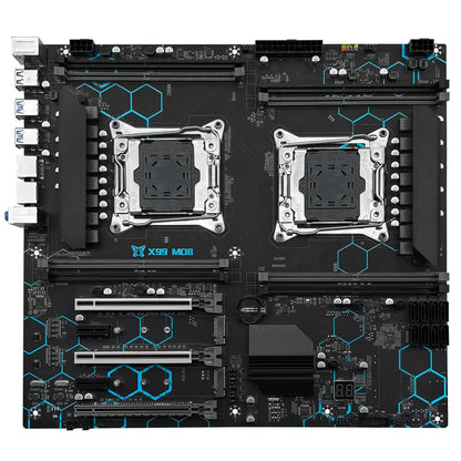 MACHINIST X99 MD8 Dual CPU Motherboard Kit Set Optional lntel Xeon E5 2680 V4 LGA2011-3 DDR4 32GB RAM C612 chip Server Computer.