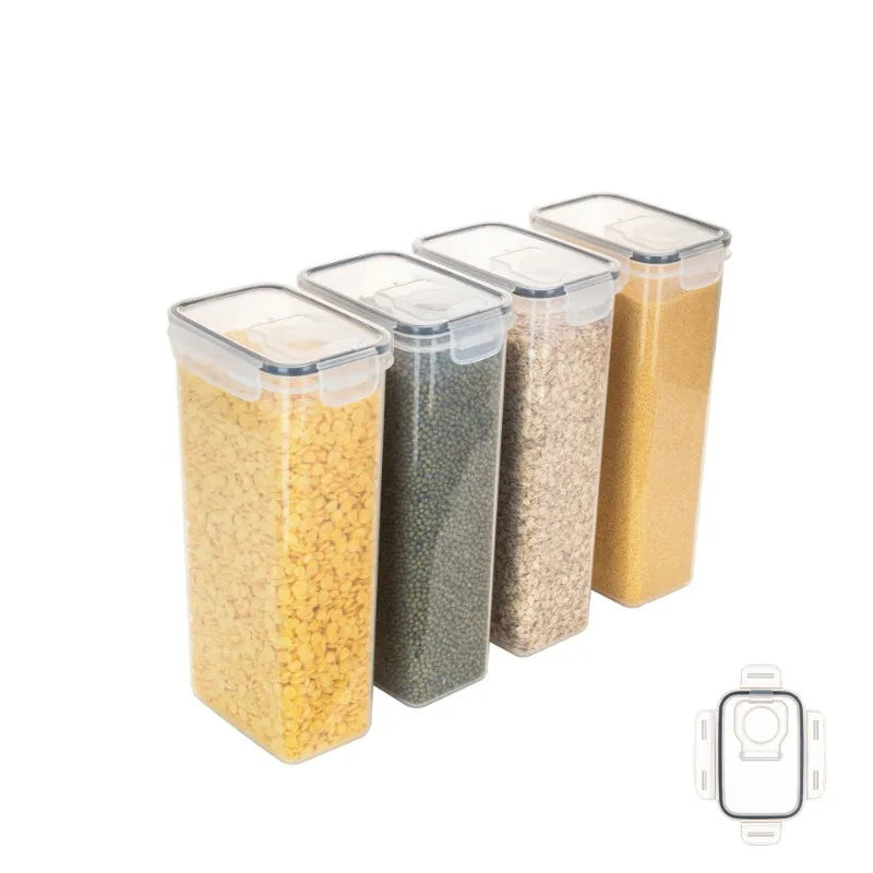 Airtight Food Storage Containers With Lid Pantry Organizer Cereal Dispenser Cereal Containers Food Storage Box Kitchen Organizer.