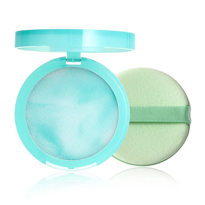 CandyBella Emerald Green Pressed Powder - Oil Control Finisher & Bronzer, Lightweight Invisible, Buildable Natural Contour, New!