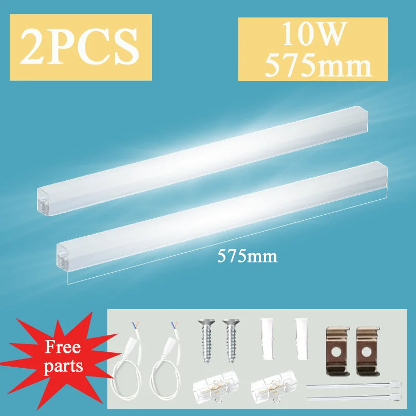 Led tube light 220v 110v T5 led Bracket Lamps For Home 8W10W 40cm Bar lights Industrial Commercial Light Fixture Kitchen Study.