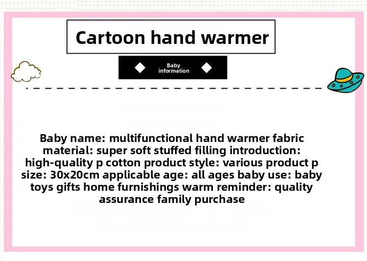 Cushion Pillow Nap Weak Hero Level 1 Arm Pillow Non-electric Sleeping Pillows Hand Warmer Cute Gift for Children Suho Travel.