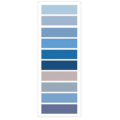 2400S Transparent Bunte Index Kreative Notizblöcke Büro Schule Schreibwaren Selbstklebende Aufkleber Haftnotizblöcke.