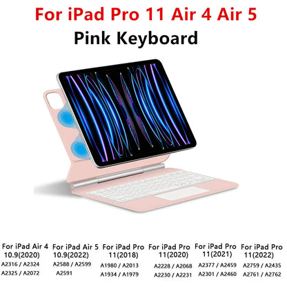 Magic Keyboard for iPad Pro 11 12.9 Air 4 Air 5 for iPad 10th Generation Pro 12.9 6th 5th 4th 3rd Gen Smart Cover Magnetic Case