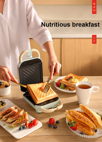 650W Electric Sandwich Maker Waffle Machine Toaster Baker Takoyaki Pancake Donuts Sandwichera Breakfast Machine 220V.