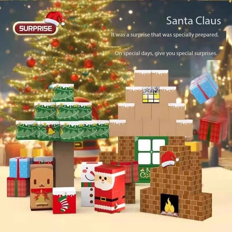 Christmas Gift Magnetic Building Blocks  STEM Educational Toys for KidsStem Montessori Stacking Cubes Construction Set.