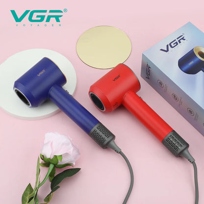 VGR Leafless Hair Dryer Professional Negative Ion Dryer Brushless Motor 11000RPM Electric Hair Dryer Barber Salon Tools V-445