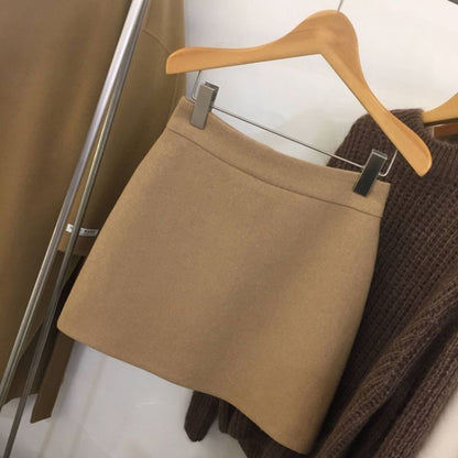 Skirts Women Simple 5XL Korean Fashion High Waist Ladies All-match Elegant Streetwear Button Y2k Skirt A-line Harajuku Chic Ins.