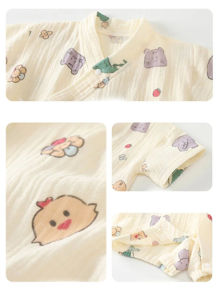 Baby-Strampler, Bodys, Unisex, weiche Baumwolle, einteiliges Outfit für Kleinkinder, Jungen und Mädchen von 0–24 Monaten.