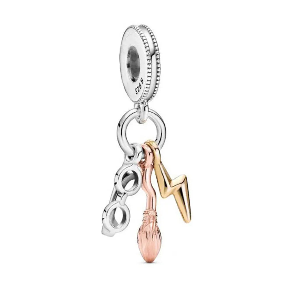 100% 925 sterling silver Disney Charm Harry Potter beads suitable for original DlY bracelet, women's fashion gift