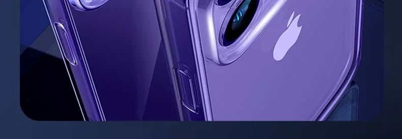 Ultra Thin PC Hard Crystal Clear Case For iPhone 17 16 15 14 Plus 13 12 11 Pro Max XR Glossy Transparent Camera Protection Cover.