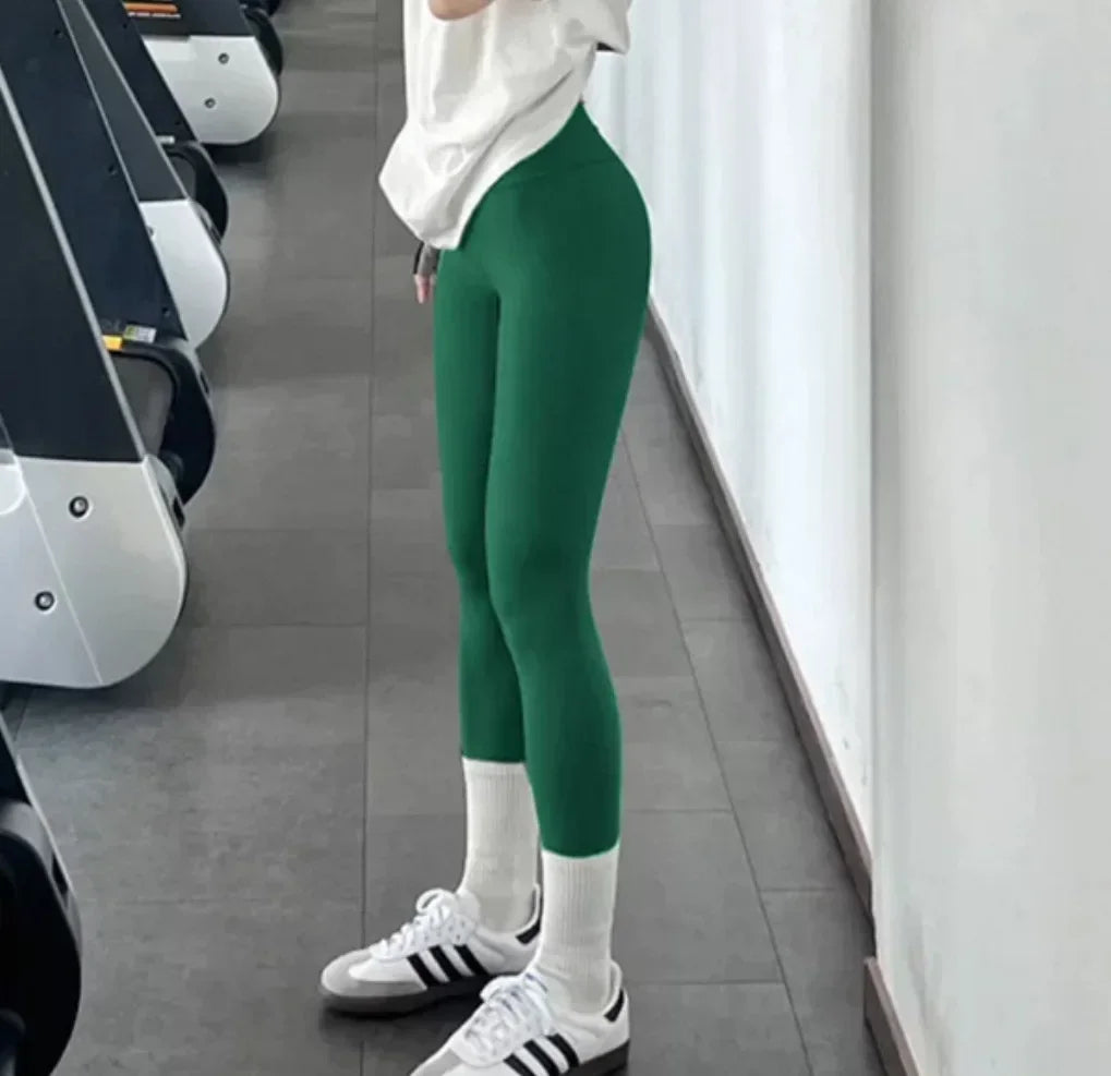 High Waist Naked Feeling Leggings Women Fitness Running Yoga Leggings Pants Energy Gym Tight Leggings Casual Workout Leggings