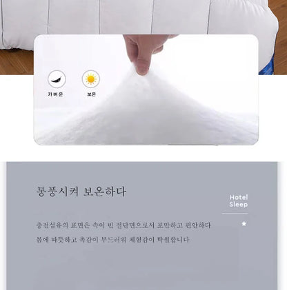 hotel style Comforter Queen KingLightweight fluffy comfortable and breathable soft winter quilt very warm 220x240 Quilts  - et.