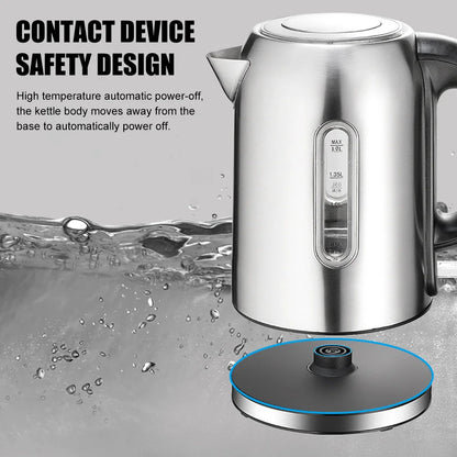 1850-2200W Electric Kettle 1.7L Electric Water Boiler Stainless Steel Electric Boiler Home Kettle Auto-off overheat protection.