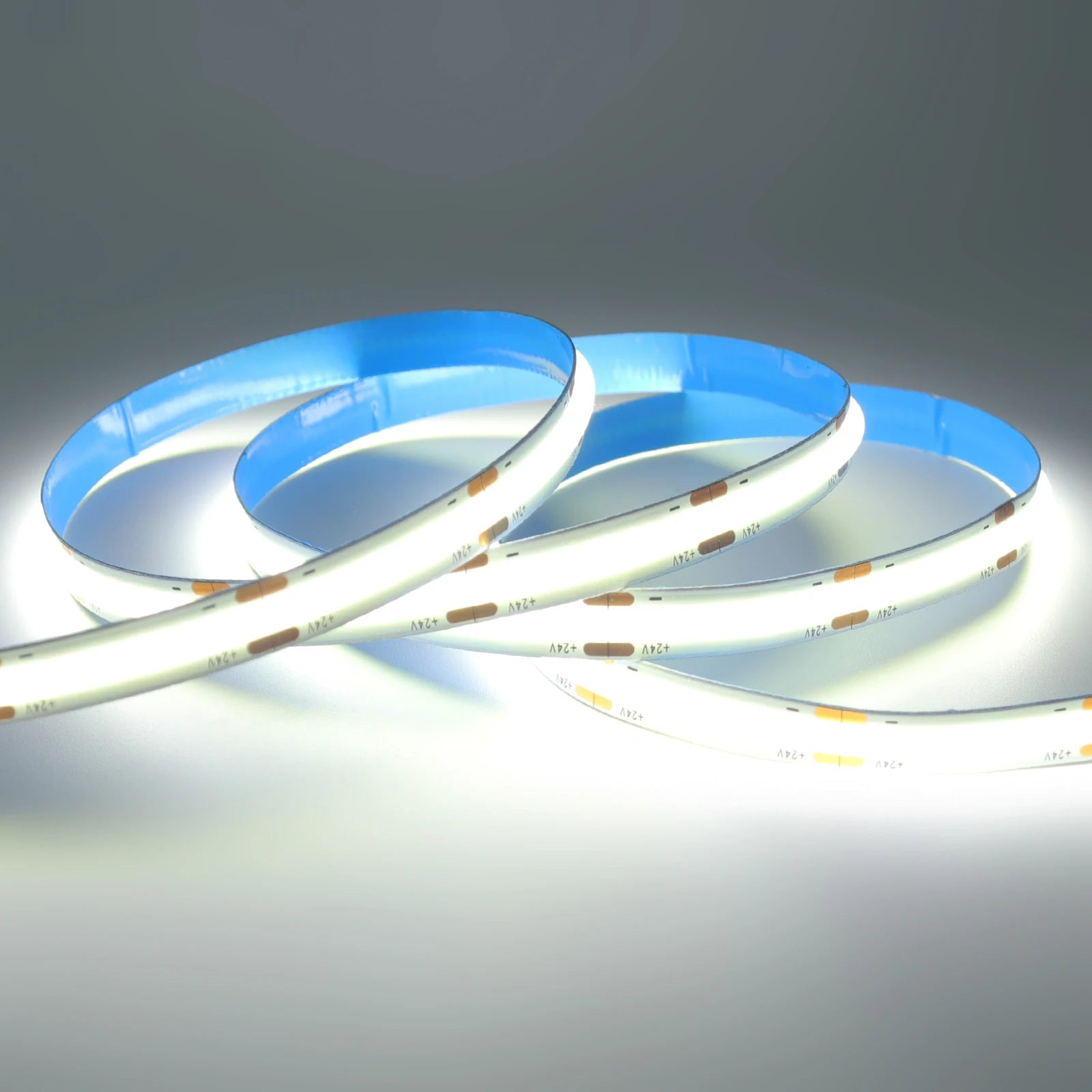 DC12 24V COB LED Strip Light 528Leds/m Flexible Tape Ribbon High Density Linear Lighting 3000-6500K RA90 Led Lights Room Decor.