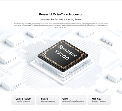 Global Version Doogee U11 Pro Android 15 Tablet Pc 11 Inch Ultra-Clear 90Hz Display 30Gb(6+24) 256Gb 8580Mah Battery Tablet