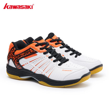 Kawasaki New Badminton Shoes Sneakers Mens Tennis Breathable Anti-Slippery Sport Shoes for Men Women K-065D