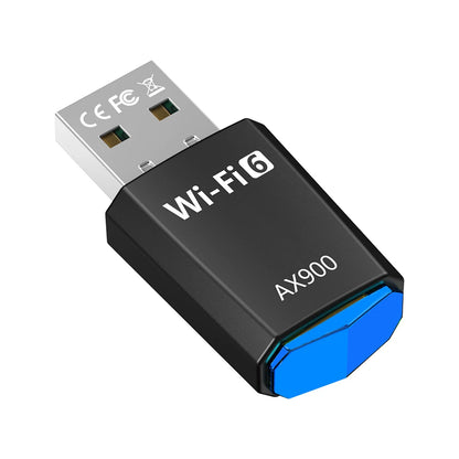 AX900 Driver-Free Wireless Network Card Dual-Band WiFi 6 USB Adapter 900Mbps WiFi Adaptador 2.4G&5GHz for Laptop Windows 7 10 11.