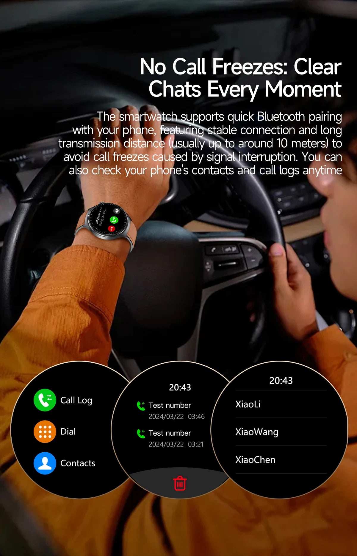 1.43'' HD Sapphire Smart Watch Bluetooth Call Blood Fat Uric Acid Heart Rate Body Analysis Five Organs Health Smartwatch Men Wom