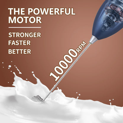 Household Kitchen Portable Mini Handheld SUS304 Mixing Head Electric Food Blender Drink Mixer Coffee Milk Frother With Stand.