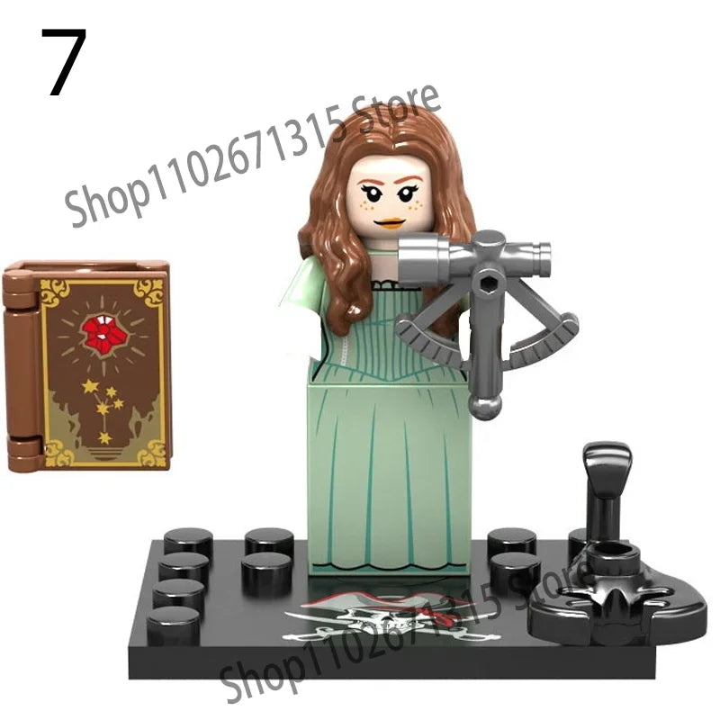 Movies Pirates Of The Caribbean Jack Sparrow Classic Movie Figures Head accessories Building Blocks Toys For Children.