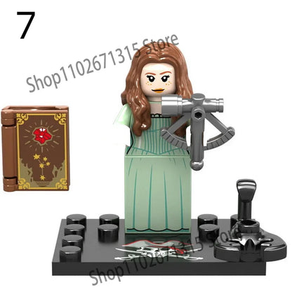 Movies Pirates Of The Caribbean Jack Sparrow Classic Movie Figures Head accessories Building Blocks Toys For Children.