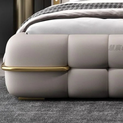 Kopfteil-Aufbewahrungsbetten, gepolstert, minimalistische Doppelbett-Schlafbetten, luxuriös, einzigartig, Muebles Para Dormitorio, Möbelzubehör