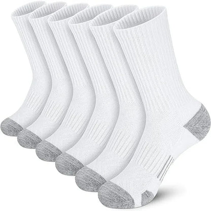 6/12 Pairs Men's Outdoor Gym Socks High Quality Comfortable Soft Ground-Gripping Football Large Size New Style.