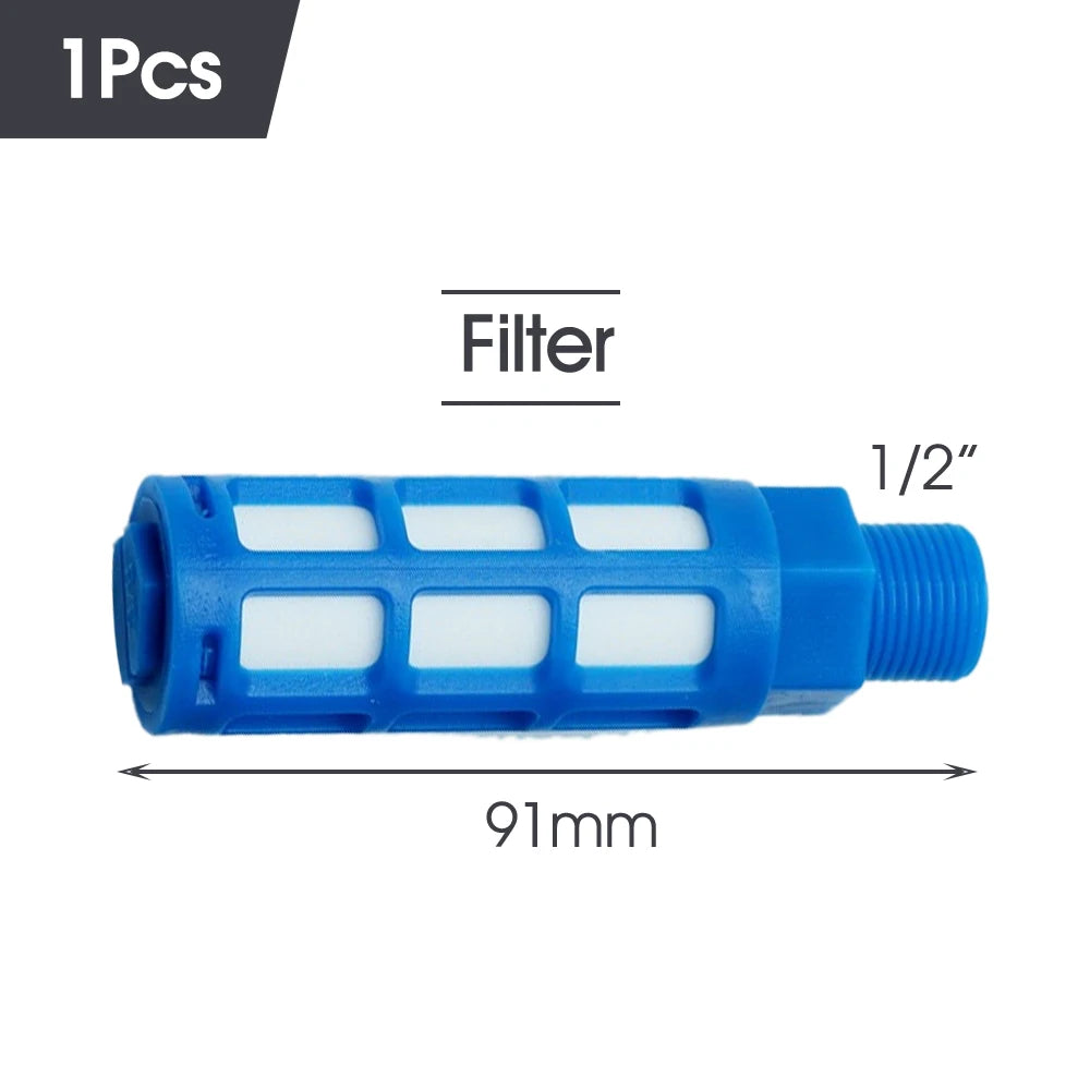 White 6mm PE Tube Quick Connector 1/4" Tubeing Quick Release Fittings for Home Water Purifier Garden Hose Watering System Joints