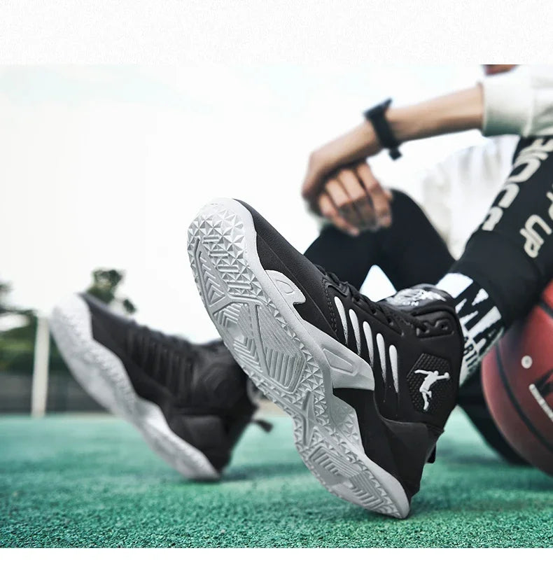 2024 Men Basketball Shoes Outdoor Sports Shoes Male Trendy Sneakers Wear Resistant Rubber Sole Basketball Shoes unisex 36-45