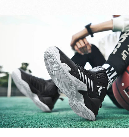 2024 Men Basketball Shoes Outdoor Sports Shoes Male Trendy Sneakers Wear Resistant Rubber Sole Basketball Shoes unisex 36-45