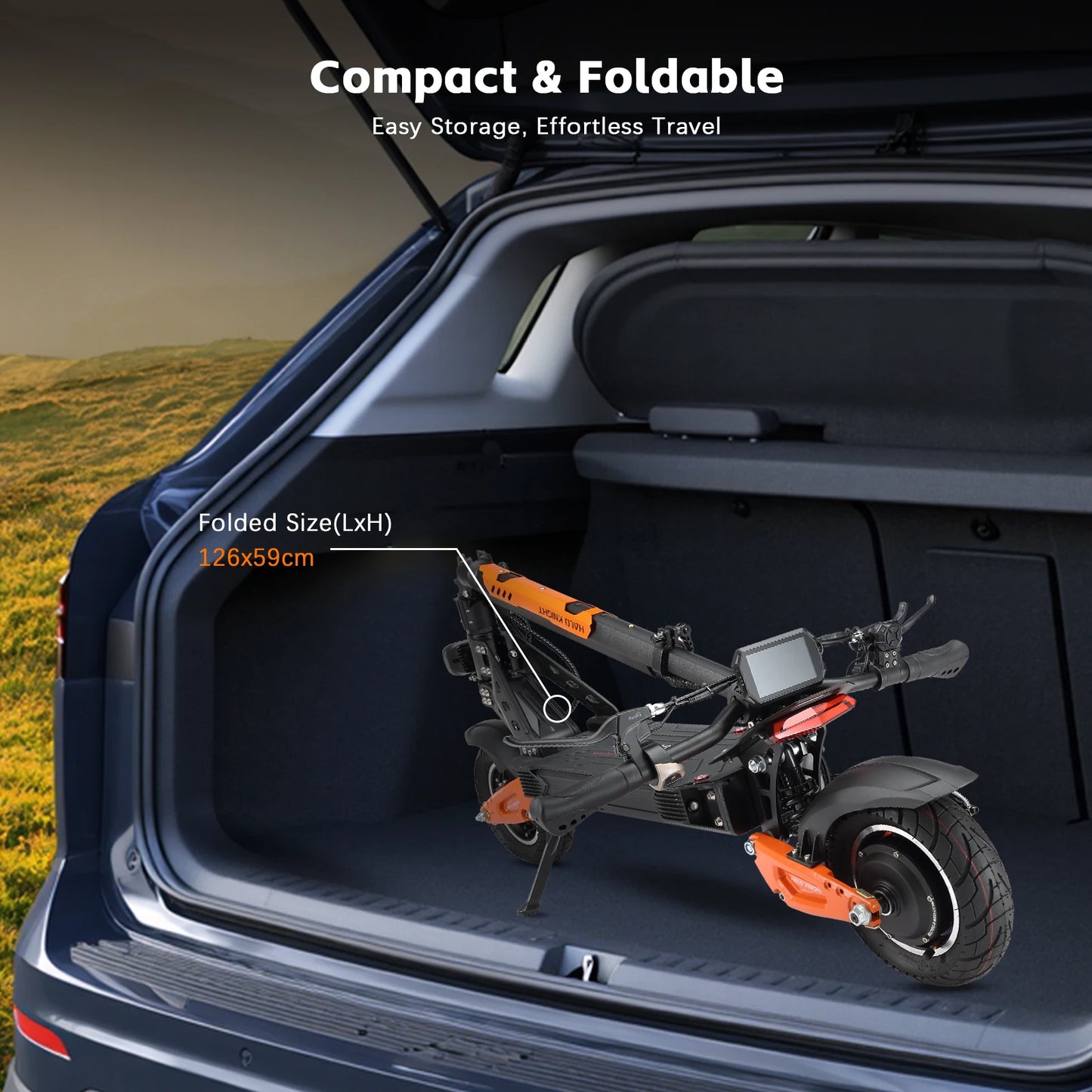 HALO KNIGHT T102 Professional Electric Scooters Free Shipping 52V 1200W 21Ah E Scooter 50KM/H E-Scooter Folding Adults Scooter.