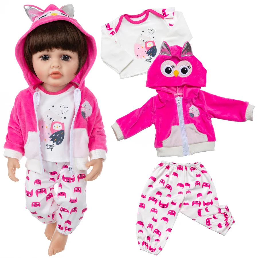 New Doll Clothes For 20-22Inch Baby Doll 50-55cm Reborn Babies Doll Clothes.