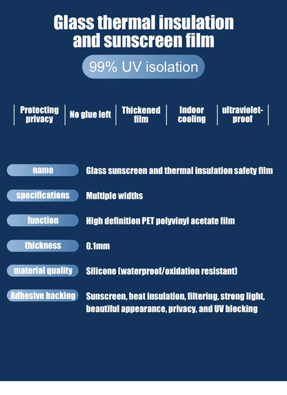 Haus Anti-Look Fenster Privatsphäre Film Kleber Vinyl Spiegel folie Einweg Auto Glas Bildschirm Tönung Aufkleber Rollen UV-Schutz Werkzeuge