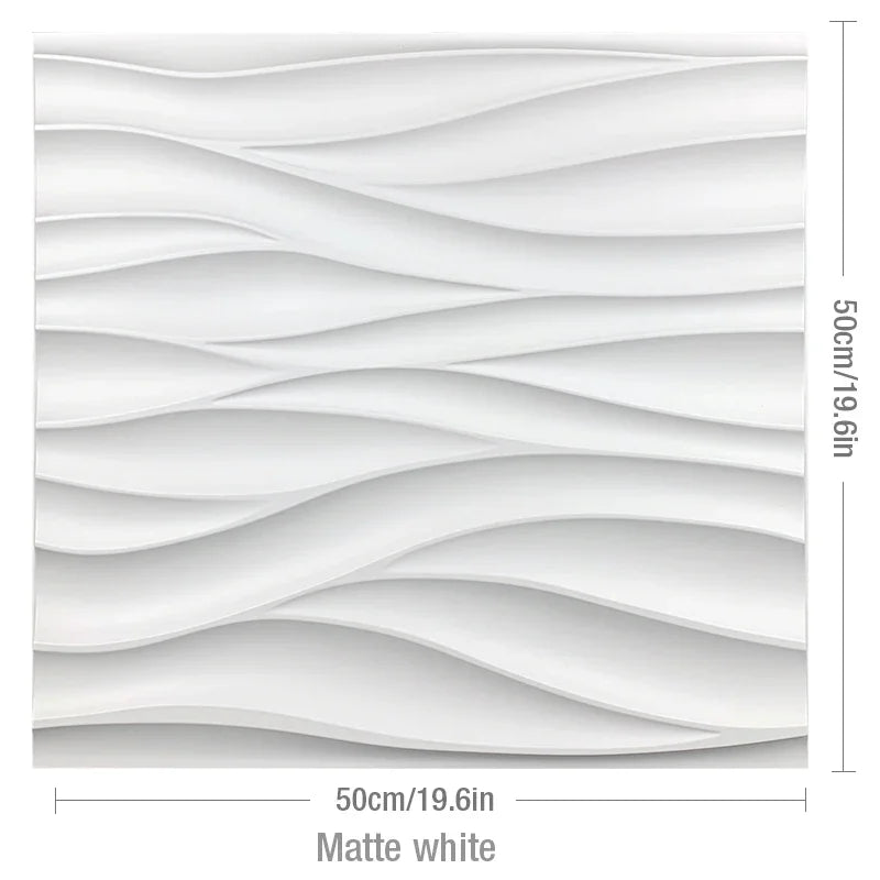 12pcs 50cm house wall renovation Stone 3D wall panel non-self-adhesive 3D wall sticker art tile wallpaper room bathroom ceiling