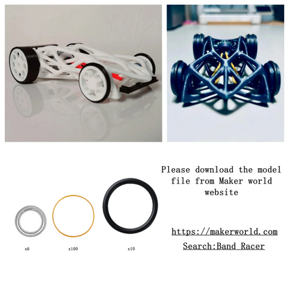 For Bambu Lab 3D printing DIY Creative Model Computer A1 Mini Wireless Mouse charger LED Light  Boat Gifts 3D Printer Parts