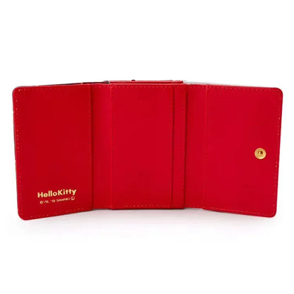 Sanrio Hello Kitty Bag Kawaii Cinnamoroll My Melody Kuromi Casual Fashion PU Leather Wallet Cute Folding Card Bag Birthday Gifts.