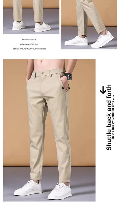 Fashion Men's Pants Summer Suit Pants Casual Korean Men's Pants Joggers Men Streetwear Casual Sports Pants.