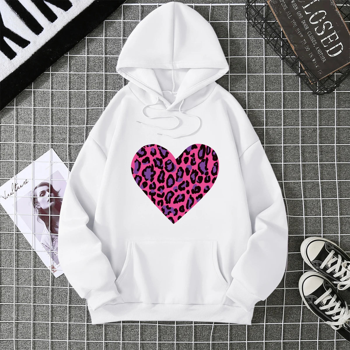 2025 Winter Neue Damen Hoodie High Street Unisex-Stil Doppeltaschen Sweatshirts Oberbekleidung Plus-Size Damenbekleidung CYXX 224.