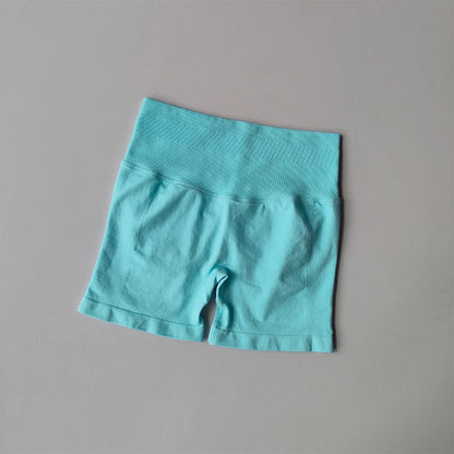 Peach Buttock Lifting Three-point Shorts Summer High Waisted Yoga Shorts Fashionable and Sexy Running Fitness Pants Solid Color.