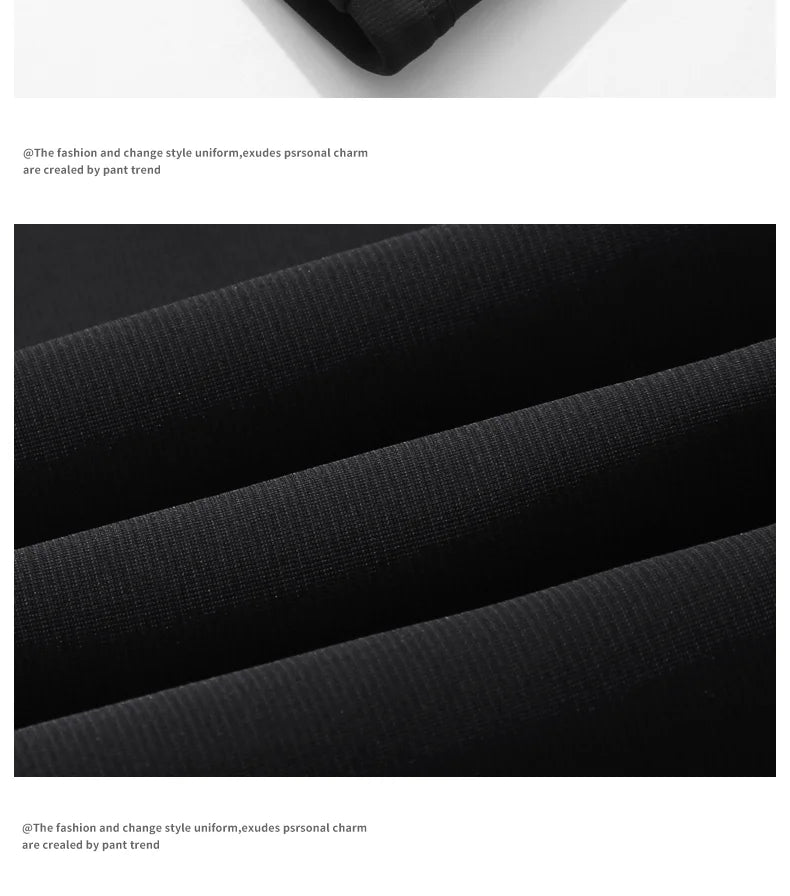 M-9XL Plus Velvet Trousers Men's Plus Size Autumn and Winter Thickened Casual Sports Pants Fat Mid-high Waist Solid Color Pants