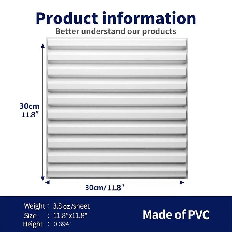 10pcs 3D Wall Panel 30x30cm Gold Mosaic Indoor Wall Decoration for Living Room Bedroom Hotel Office Esports game 3D Wall Sticker