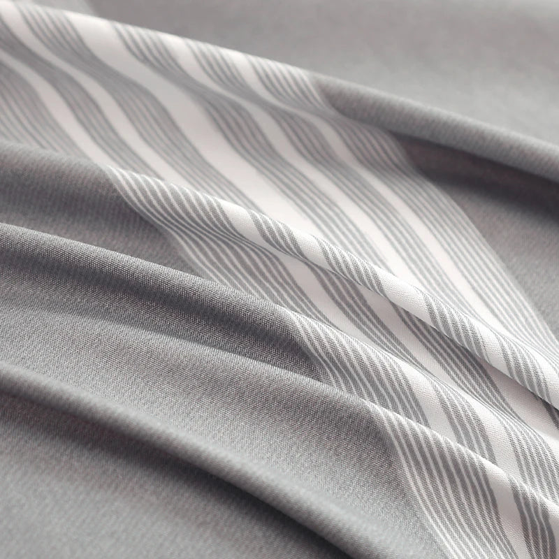 Flat Sheet And Pillowcases Sets Linen Cotton Blend Bedding Set with 50x70cm Pillowcases.