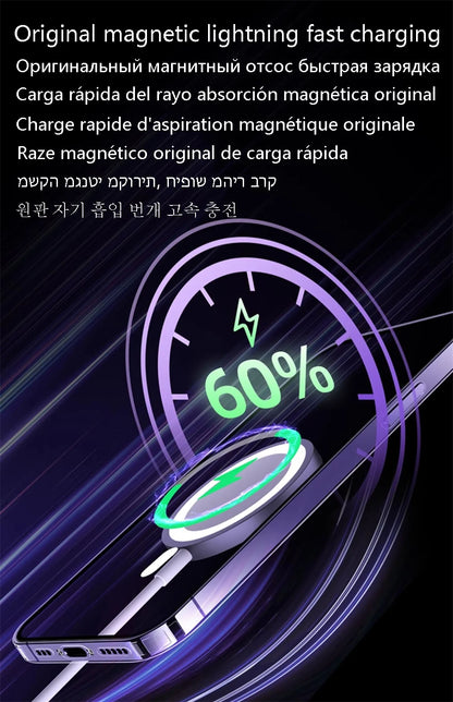 Magnet Fullback Protection Clear Case For Iphone 17 Pro Max 17 Air Apple Magsafe Cover Official Original Wireless Magnetic.