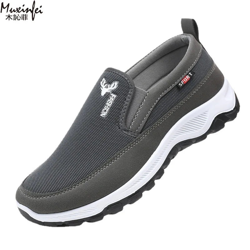 Men's Shoes Casual Sneakers Summer Breathable Mesh Waterproof Outdoor Slip On Flats Affordable Free Shipping Shoes.