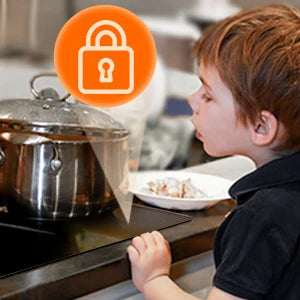 KICHPOWER 30cm 2 plates 1-99 Min Timer Touch Control 3300W Induction Hob.