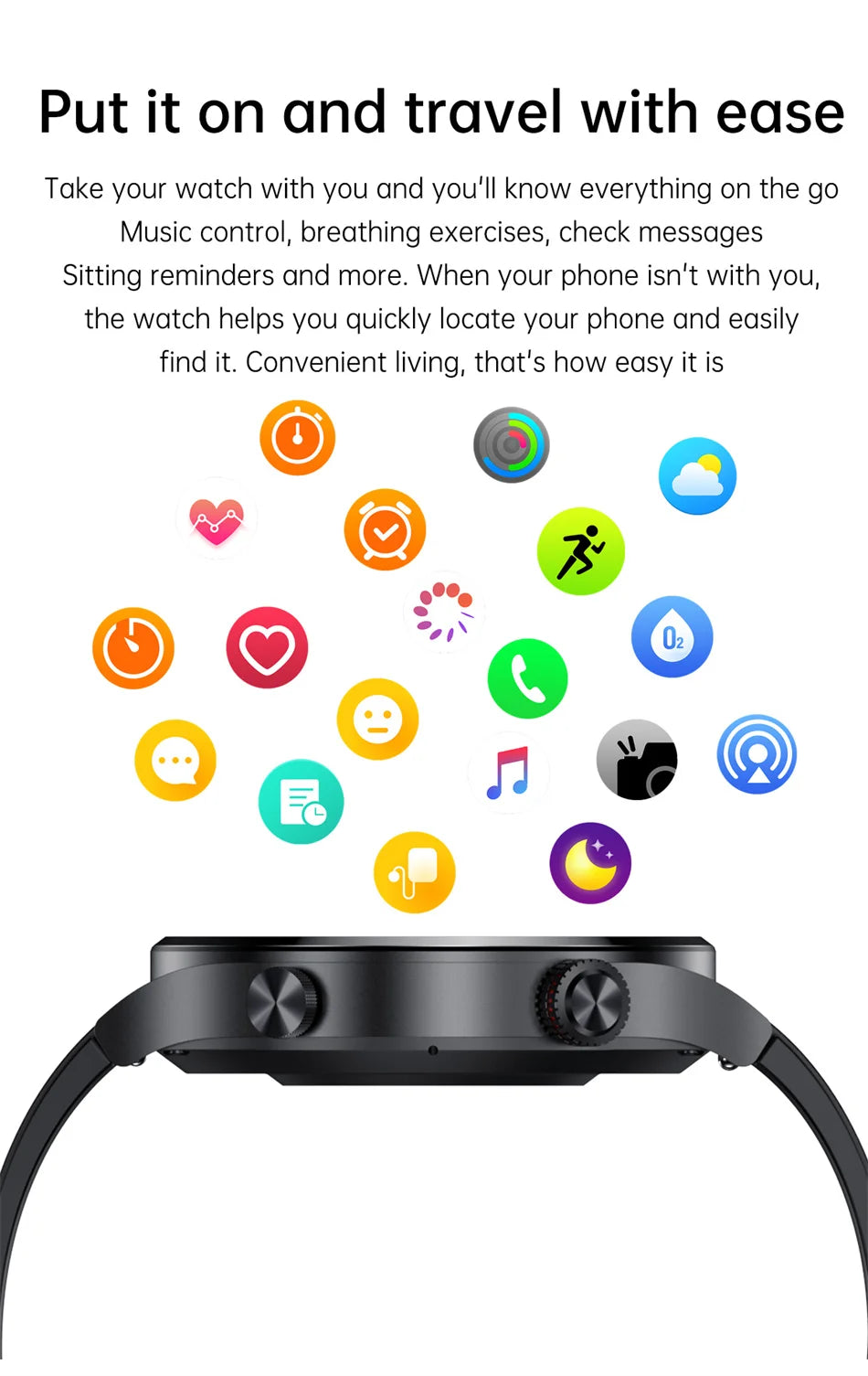 2025 NFC Bluetooth Call Smart Watch Men Full Screen GPS Sports Bracelet Waterproof ECG Health Monitor SmartWatch for IOS Android