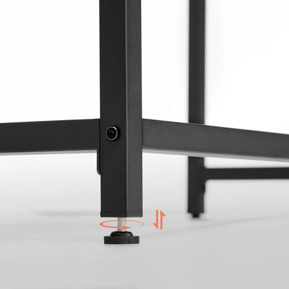 VASAGLE Schreibtisch, Computertisch, schmaler Bürotisch, 140 x 60 x 76 cm, Arbeitszimmer, Homeoffice, Büro, einfacher Aufbau