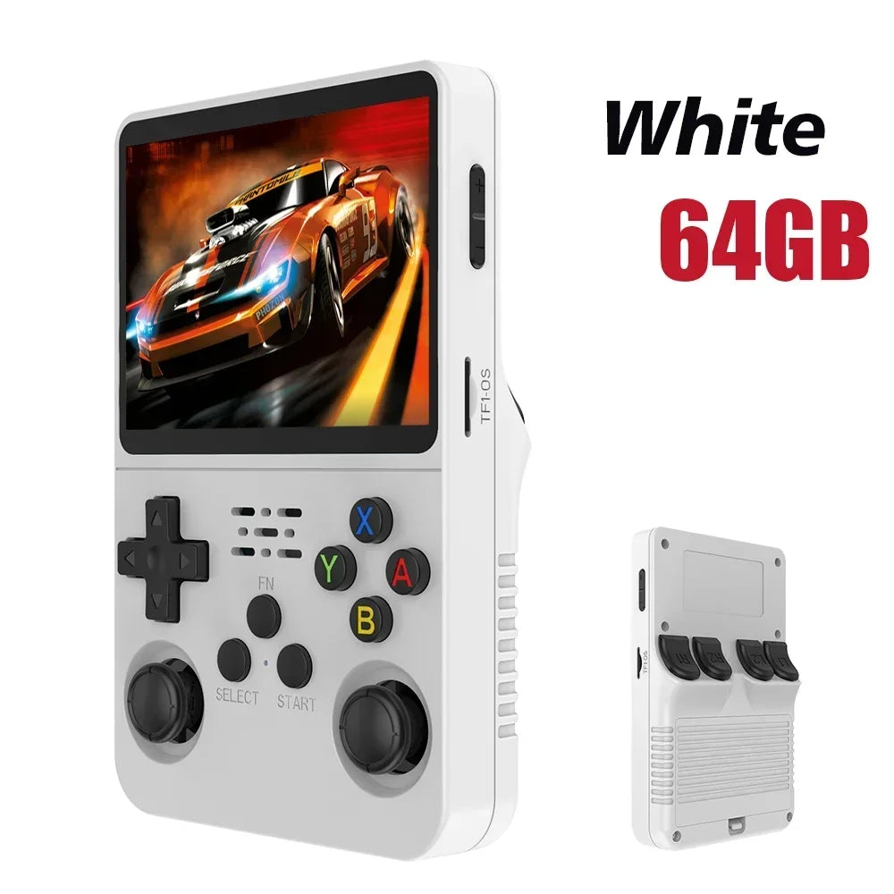 Open Source R36S Retro Handheld Video Game Console Linux System 3.5 Inch IPS Screen Portable Pocket Video Player 64GB 128G Games.