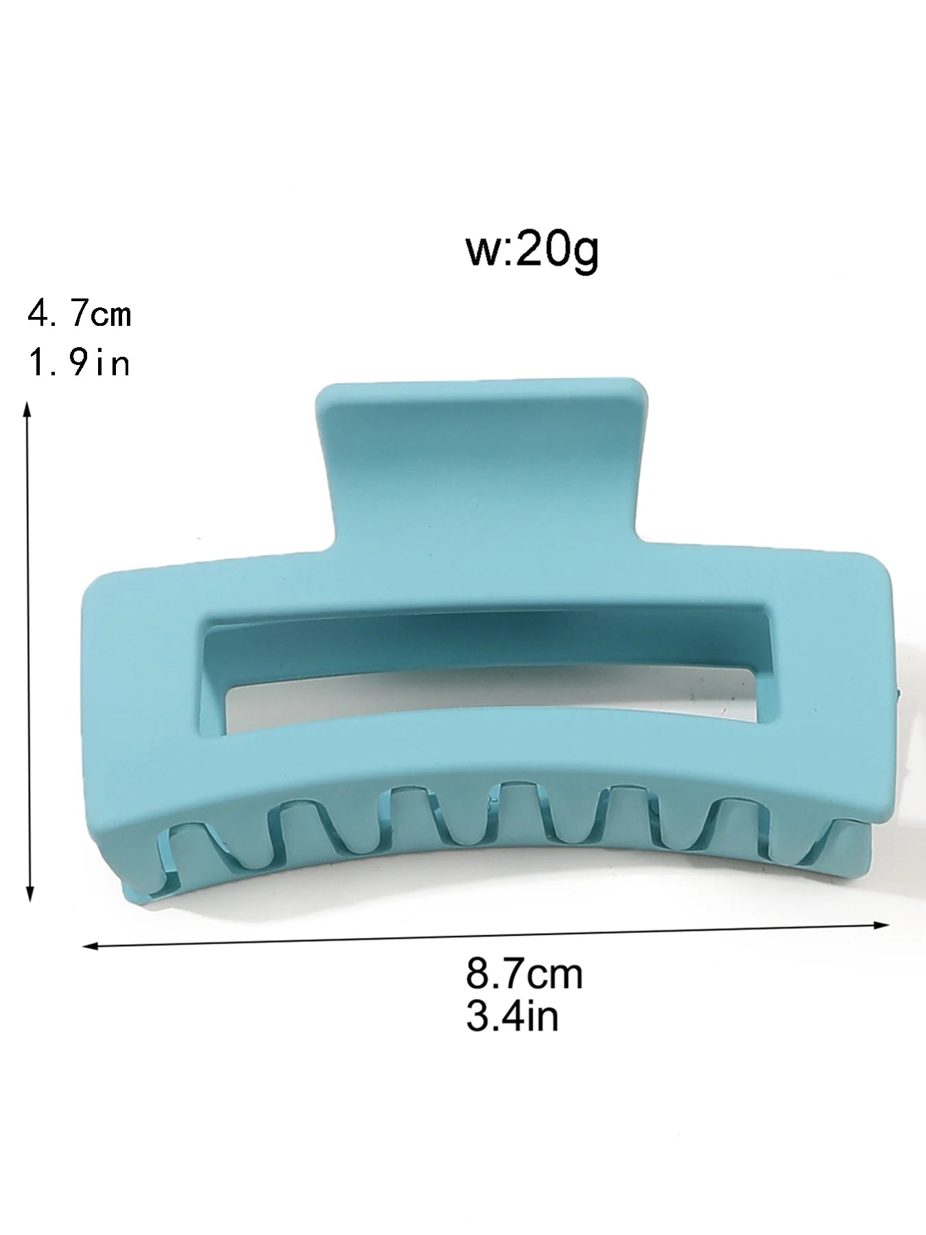 3 Pcs Frosted Cream Color Transparent Fruit Shark Scratch Clip-ins Style Back of Head Premium Wind Plate Women Hair Accessories.