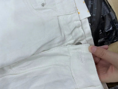 Korean Denim Shorts Women Summer Fashion Casual High Waist Ripped Jeans Pocket Tassel Y2K Hot Pants Streetwear Blue Trousers.